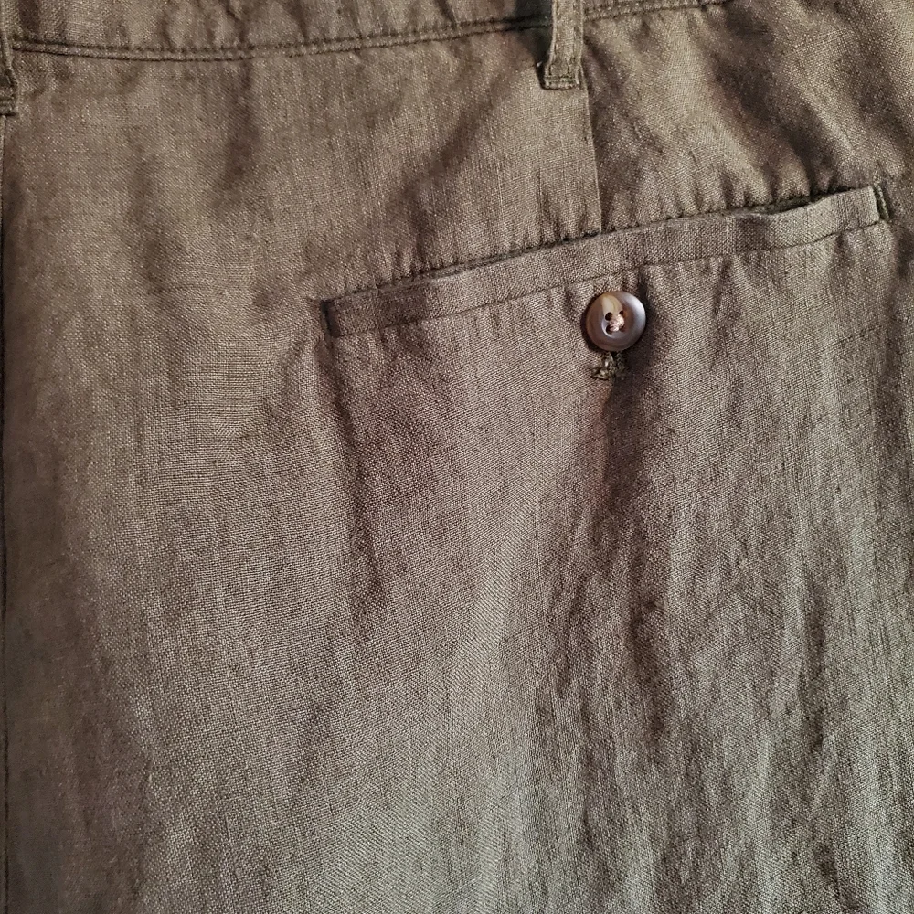 J.crew Men's 100% Linen Shorts Waist 40 9